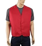 Safety Depot Hi-Vis Safety Vest Non-Ansi Non-Reflective Low Cost Company Events and Staff 100-RD (Re