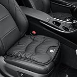 アルファード 専用 車 座布団 座席クッション 収納バッグ付き ALPHARD アルファード 30系 40系 20系 専用 グッズ シートクッション 薄い柔らかく通気性に優れ 体圧分散 四季汎用 車小物入れ 車載便利グッズ カスタム 内装パーツ カー用品(2個 ブラック)