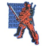 デッドプール[ダイカットシール]キャラクターステッカー/BL ロゴ MARVEL