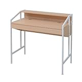 JKプラン Re・conte Ritaシリーズ おしゃれな北欧モダン風インテリアデスク 幅90cm ホワイト RT-001-WH