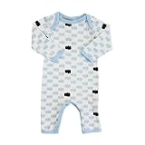 Coccoli Baby Boys ' Checker Print Romper カラー: ホワイト