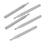 uxcell ルータービット ダイヤモンドマウントポイント 全長45mm ヘッド直径1.5mm バフ研磨ツール 5個入り