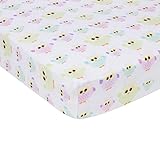 MiracleWare Blanket Muslin Crib Sheet, Owls by MiracleWare