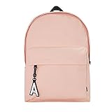 [エービーロード]ABROAD Daily A Labell Backpack、男女共用の学生リュックサック、新学期のかばん (ピンク) [並行輸入品]