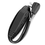 Aurum Cables 3-Feet 3 Outlet Extension Cord Indoor/Outdoor Extension Cord 16AWG - Black - UL Listed 