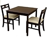 MIRA　ダイニング 3点セット　ダークブラウン