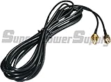 Super Power Supply ® 10 ' rg58足RP - SMAメスto RP - SMAオスアンテナWeatherproofケーブル拡張子forワイヤレスルータLinksys Cisc