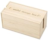 桐ケーブルボックス ミニ ナチュラル 桐天然木 日本製 IW-0010