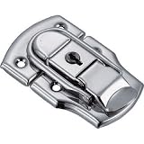 トラスコ中山:TRUSCO パッチン錠 鍵付タイプ・スチール製 L-12 型式:L-12（1セット:2個入）
