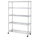 スチールラック ローコスト W121.2×D45×H186cm 棚 5段 什器 オリジナル