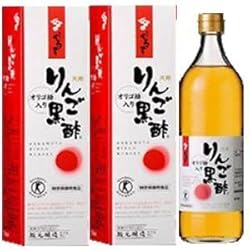 Amazon.co.jp: 坂元のくろず [トクホ] 坂元醸造 天寿りんご黒酢700ml