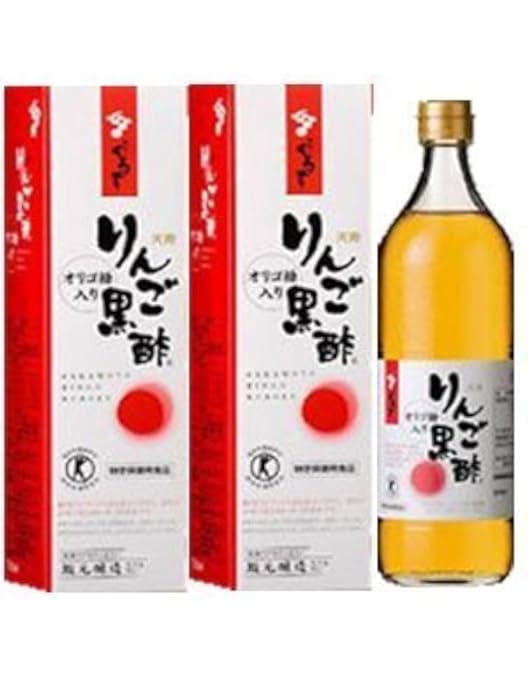 Amazon.co.jp: 坂元のくろず [トクホ] 坂元醸造 天寿りんご黒酢700ml