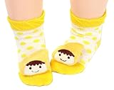 2ペア[イエローハット]幼児の赤ん坊の子供のための幼児ソックスコットンソックス、6-18ヶ月間