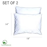 YourEcoFamily幼児用pillow-14 X 19、認定オーガニックシェルW /有機コットン枕カバー – ソフト、カラフル、自然低刺激性