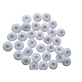 Outflower 耳栓 ヘッドホン交換用 高性能 イヤーパッド カバー イヤーパッド 人気 イヤープロテクター 直径18mm ヘッドセット 100個セット スポンジ 白