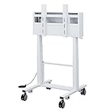 液晶・プラズマディスプレイスタンド(60型〜84型対応・ 電動上下昇降・高耐荷重)［CR-PL24W］【大物商品】