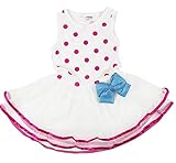 StylesILoveベビー幼児用女の子ノースリーブ水玉キュートリボンチュチュサンドレス カラー: ピンク