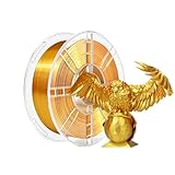 iBOSS PLA Plus シルク 3D フィラメント, 靭性強化 高密度 1.75mm 径, 1kgスプール 寸法精度+/- 0.02m