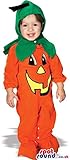 かわいいハロウィンカボチャのジャック - O - ランタンベビーサイズのコスチューム