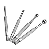 Sharplace 滑り止めハンドル　フルボール　穴ゲージセット　4個　3-14mm　調整可能　内径測定　品質保証