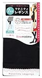 ローズマダム(Rosemadame) マタニティレギンス 裾ピコレース 7分丈 ブラック M-L 111-9524-01