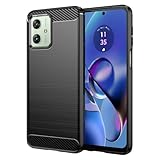 【UNEED】Moto g64 5G 用の スマホケース Moto g64y 5G 用の ケース カバー ケース 炭素繊維カバー (素材/TPU) 指紋防止 滑り止め 薄型 軽量 耐衝撃 簡易脱着 ソフトケース カラー：黒