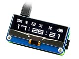 ウェーブシェア 2.25インチ 有機ELディスプレイハット 128×32ピクセル SPI/I2C インターフェース 埋め込み SSD1305ドライバー Raspberry Pi 4B/3B+/3B/2B/Zero/Zero W/Zero WHとJetson Nano用