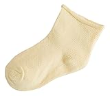 Plus Nao(プラスナオ) 子供用 赤ちゃん用 靴下 ソックス ショートソックス シンプル 無地 女の子 男の子 下着 くつ下 ベビー キッズ ジュニ 1-3歳 クリーム