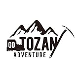 登山に行こう！ GO TOZAN 山登り ステッカー (白, 14)