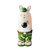 Baidecor Soldier Rabbit Money Box Piggy Bank