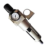 Fenteer エア　レギュレーター　1/4 インチ　フィルター　水分　圧力計付き　コンプレッサー　 - AW5000-10D 1/4 インチ