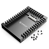 ORICO 2.5 SSD SATA - 3.5 ハードドライブアダプター 内蔵ドライブベイコンバーター マウントブラケット キャディトレイ 7 / 9.5 / 12.5mm 2.5インチ HDD / SSD SATA IIIインターフェース付き