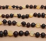 Raw Baltic Amber Teething Necklace 13'' [並行輸入品]