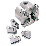 HHIP 3900-0423 4-Jaw Self-Centering Lathe Chuck Plain 3 Mounting Holes, 3" [並行輸入品]