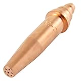 uxcell ガストーチヒント　ガストーチ　ガストーチ先端ノズル　G02-2　銅　コッパートーン　18 x 85mm　酸素アセチレン