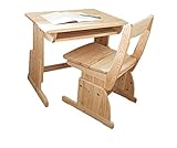 出雲 木づかい倶楽部 ひのき成長する机、椅子セット 日本製