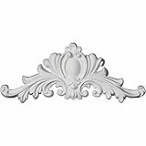 Ekena Millwork onl13 X 05 X 01ma 12 W 5 / 8インチx 5インチH x 1 3 / 8インチP Marcella Onlay、ホワイト