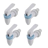 uxcell ウォーターディスペンサータップ プラスチック プッシュタイプ ミネラルボトル入り スピゴット 蛇口 タップ 4 個入り