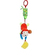 Liebeye ベッド風鈴　吊りベル　ラトル　おもちゃ ラトル にぎる かむ歯固め 赤ちゃん　　歯がため 　おもちゃ　ぶら下げ 　ぬいぐるみ　幼児ギフト モンキー