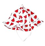 Plus Nao(プラスナオ) とんがり帽子 チューリップハット ベビー帽子 ベビーキャップ ハット ぼうし 赤ちゃん BABY 女の子 女児 フルーツ柄 - B