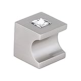 スワロフスキークリスタル0.75 "ノブwith真鍮Construction 1 Inch C853-1-SN 1