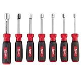 Milwaukee 48-22-2417 7-Piece Hollow Shaft Metric Nut Driver Set [並行輸入品]