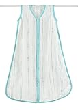 aden + anais (エイデンアンドアネイ) 【日本正規品】 バンブースリーピングバッグ azure beads bamboo sleeping bag medium -9239