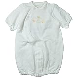 《年間定番》Babbun(バブーン)(日本製) ジャガードキルトコンビドレス 50cm ~ 60cm /OW NO.KK-31-5600