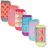 THE CHILDREN'S PLACE(ザ・チルドレンズプレイス) ガールズネオンミックスグラフィックアンクルソックス6パック マルチカラー 小物くつ下・タイツ 22cm～【並行輸入】