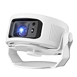 Philoent プロジェクター 家庭用 小型 【1080P 8K対応＆HDR高ダイナミック画質＆1400Ansi 】Android TV 14.0搭載 HiFiスピーカー内蔵 天井 静音 0.5M短距離投影 WiFi6 Bluetooth5.4 350"大画面 自動台形補正 ホームシアター 取り外