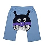 アンパンマン ハーフパンツ 5分丈 モンキーパンツ キッズ 女の子 男の子 ガールズ ボーイズ fo-sa4553 90cm サックス