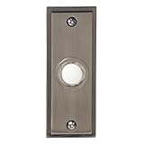 Honeywell rpw202 a1009 / A有線Recessed Illuminatedプッシュボタンドアチャイム、つや消しニッケル仕上げ