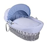 Clair de Lune Wicker (Cotton Candy Blue/Grey) by Clair de Lune