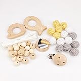 Mamimami Home 歯固め 安全素材 おしゃぶり　授乳看護用 おしゃぶりのチェーン と　ブレスレット DIY 材料パッケージ チュアブル　噛がため　幼児玩具　赤ちゃんの贈り物　ベビーギフト　男